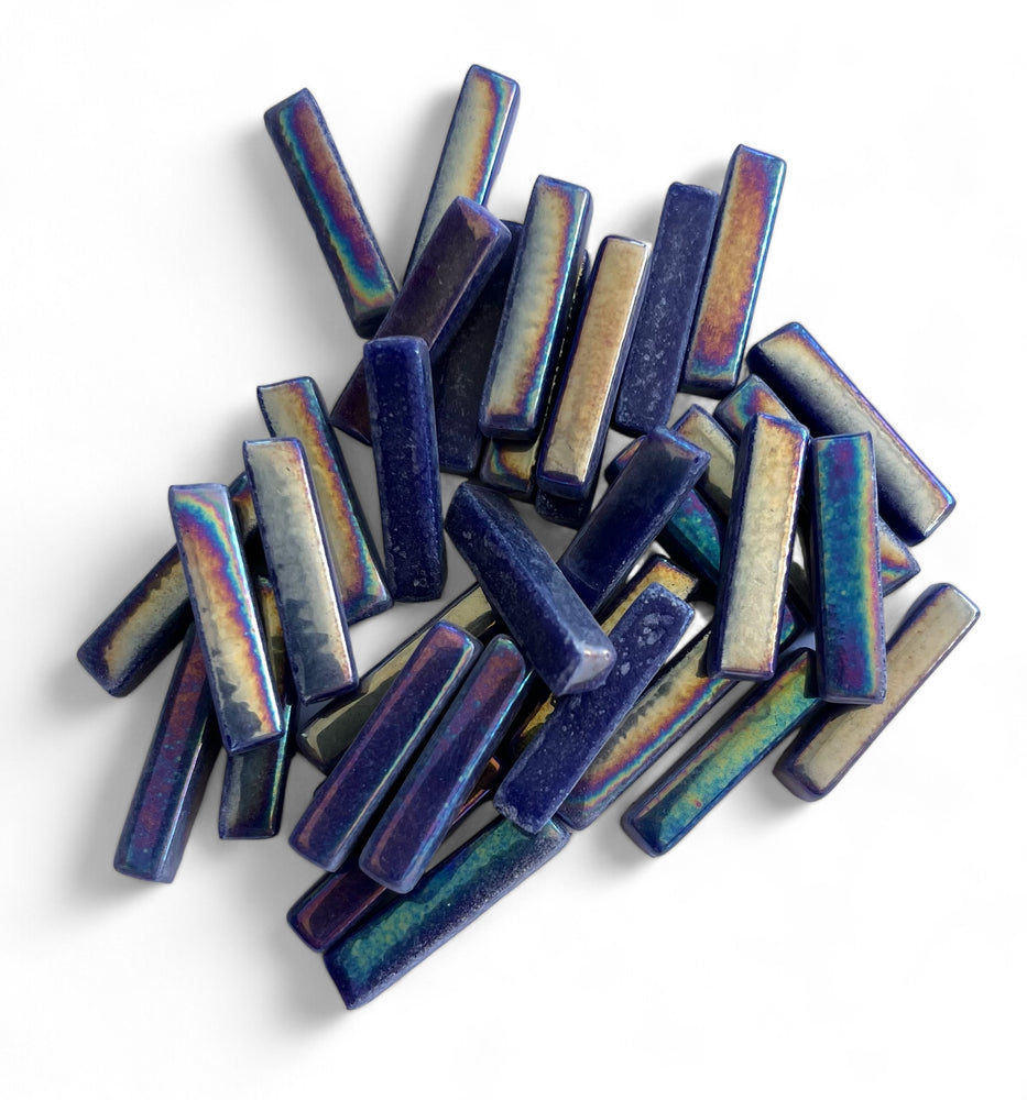 25mm Iridised Rich Blue Stix