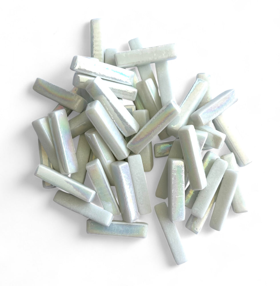 25mm Iridised White Stix