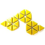 Citrus Yellow Ceramic Triangles Meisha Mosaics