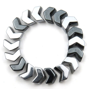 
                  
                    Electroplated Chevron Beads - Silver Meisha Mosaics
                  
                