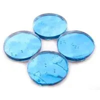 Glacial Blue Regalia Mirror Circles Meisha Mosaics