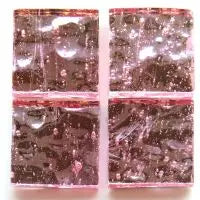 Pink Ice Regalia Mirror Squares Meisha Mosaics